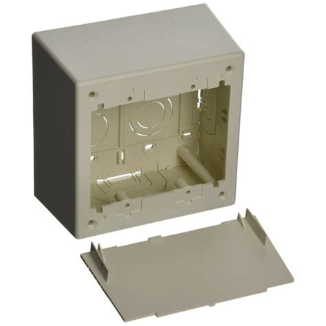 2x4 junction box low voltage plate|2 gang panduit box.